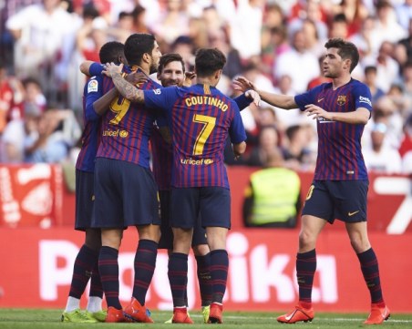 Гениален Меси разпиля Севиля с хеттрик и фамозен гол ВИДЕО