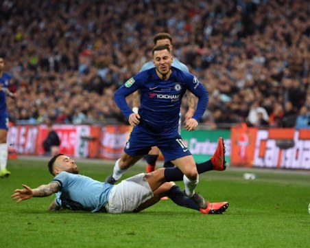 Манчестър Сити с Купата на Лигата след драма срещу Челси