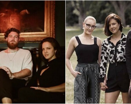 Весело семейство: Мъж, жена и любовницата им СНИМКИ