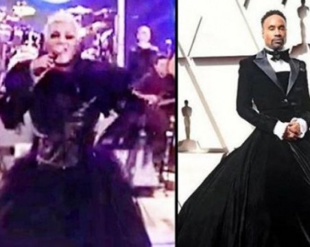 Мъже в рокли - НАЧАЛОТО! Азис изпревари Били Портър с 16 години СНИМКА