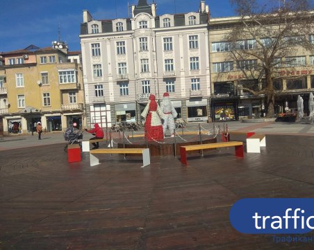 Пижо и Пенда се появиха на центъра в Пловдив СНИМКИ