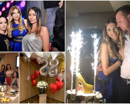 С шикозно парти Ели Куцева отбеляза 28-мия си рожден ден СНИМКИ