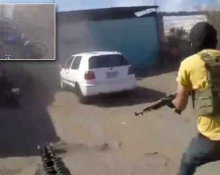 Войната между наркокартелите от първо лице ВИДЕО