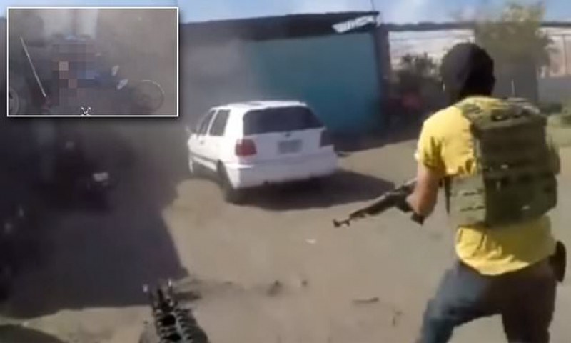 Войната между наркокартелите от първо лице ВИДЕО