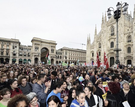 Над 200 000 души протестираха в Милано