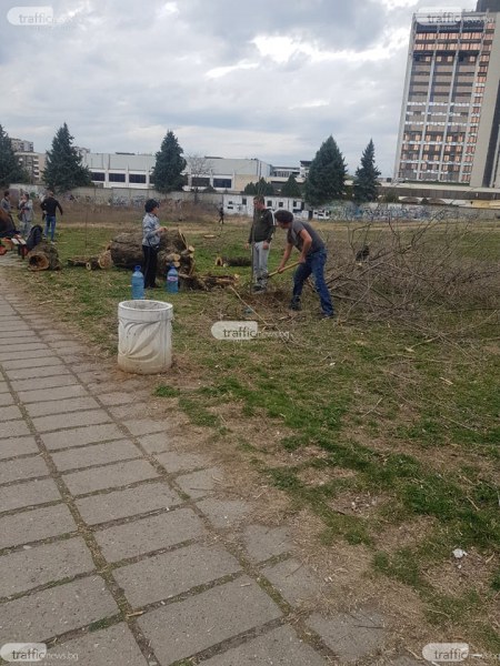 Пловдивчани, бранещи парка в Кършияка, влизат в местния парламент с исканията си