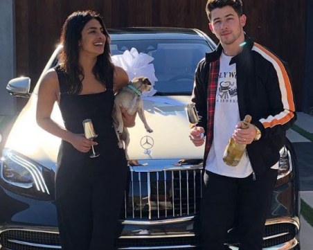 Приянка Чопра се похвали с Мерцедес-Майбах, подарък от съпруга й Ник Джонас