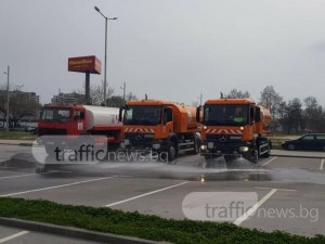 Започва голямото пролетно къпане на улици и тротари в Пловдив