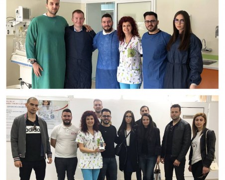 Младежите от Ротаракт Пловдив дариха билирубинометър на неонатологията в УМБАЛ - Пловдив