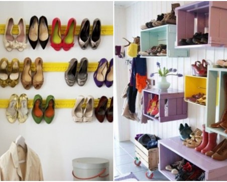 Хитри идеи за шкафове за обувки СНИМКИ