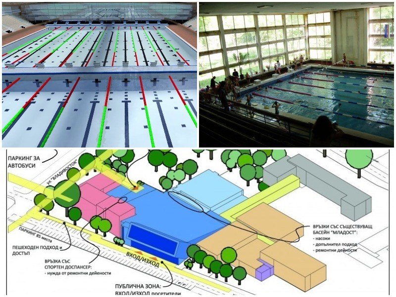 Вдигат с 12 млн. лева най-модерния плувен комплекс в България, Община Пловдив стартира поръчката