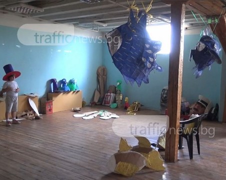 Италиански театрали се включват в работилницата за Айляк парада в Пловдив