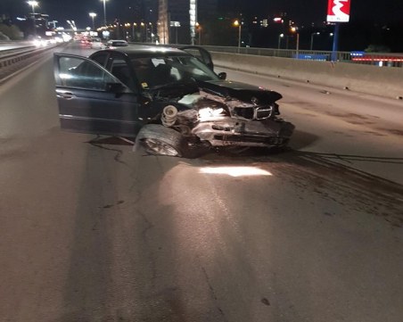 Смачкана кола на 