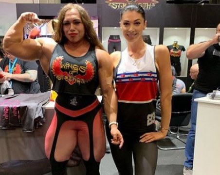 Биляна Йотовска рамо до рамо с женската версия на Арнолд Шварценегер