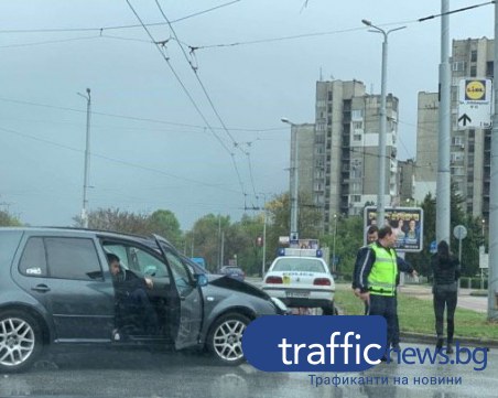 Катастрофата на кръгово кръстовище в Пловдив