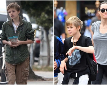 Първородната дъщеря на Джоли и Пит ще си сменя пола