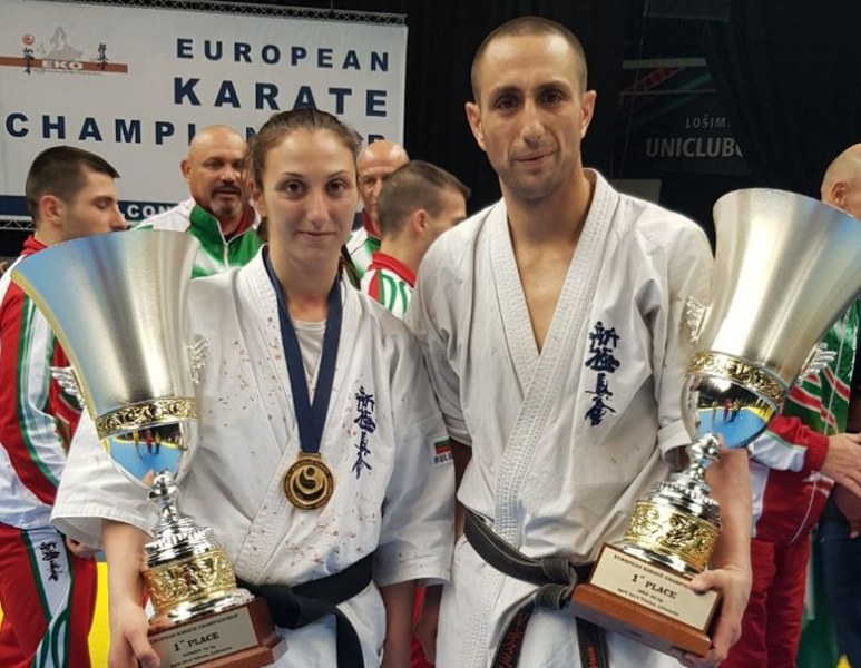 Двама пловдивчани европейски шампиони по карате