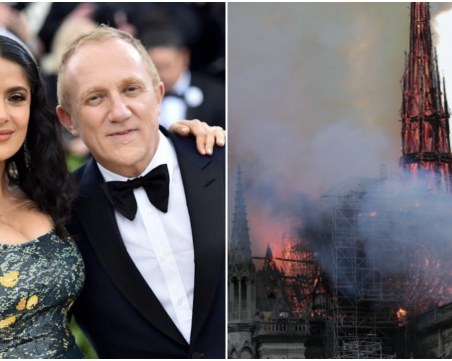 Мъжът на Салма Хайек обяви, че ще дари 100 млн. евро за 