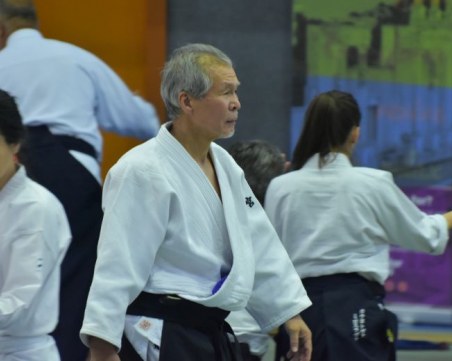 Сенсей 8-и дан на семинар по айкидо в Пловдив