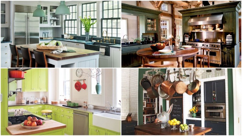 Преобразете кухнята в зелената гама! Внесете пролетта в дома си