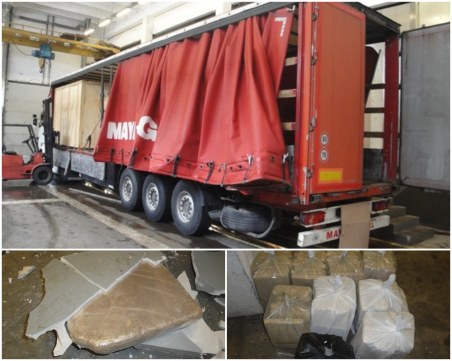 Публикуваха ВИДЕО от удара на 288 кг хероин - трафик за Пловдив