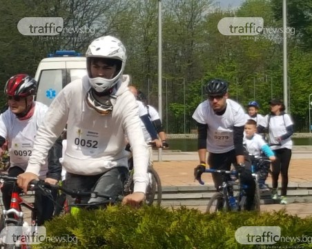 Спортна легенда и заместник кмет поведоха велошествието в Пловдив