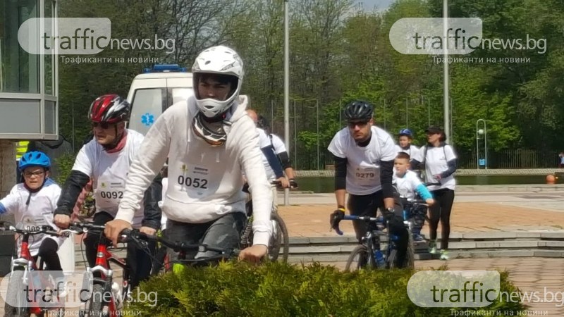 Спортна легенда и заместник кмет поведоха велошествието в Пловдив