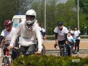 Спортна легенда и заместник кмет поведоха велошествието в Пловдив