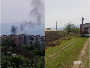 Черни талази от дим над Тракия! Пламна система за капково напояване