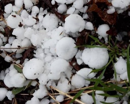 Страшна градушка колкото орех помете смолянско село!