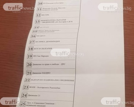 Бюлетината – готова. Вижте как ще гласуваме на 26 май