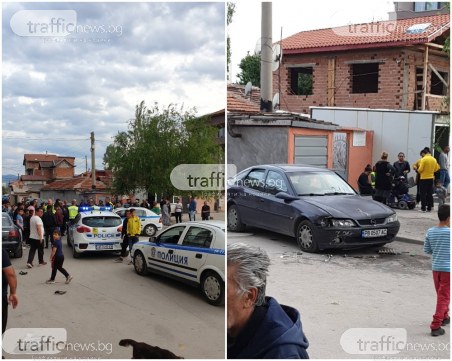 BMW удари двама души и две коли в Пловдив! Шофьорът избяга, издирват го