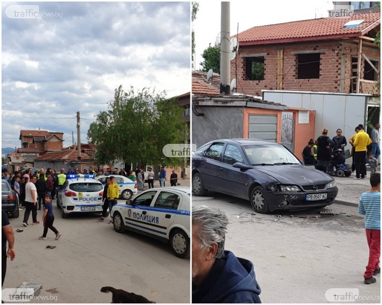 BMW удари двама души и две коли в Пловдив! Шофьорът избяга, издирват го