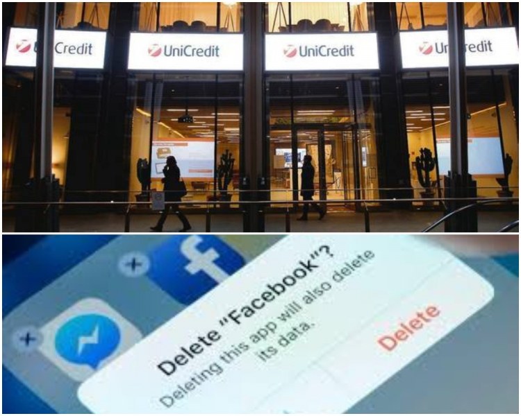 UniCredit напуска Facebook, Messenger и Instagram
