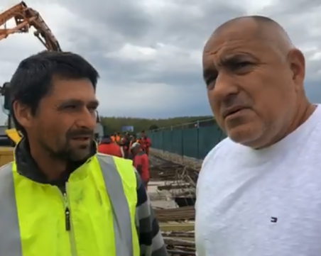 Борисов проверява ремонтите по АМ 