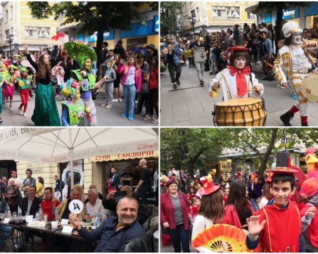 Карнавал на Главната в Пловдив! Над 200 души се включиха в 