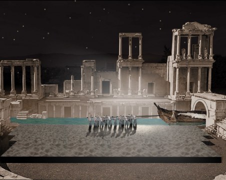 Италианец превръща Античния театър в подземното царство