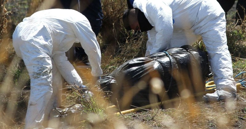 Откриха 18 торби с човешки останки в Мексико