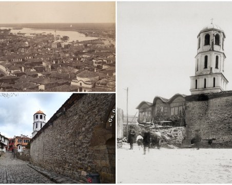 Преди и сега: Пожари изпепелили две тепета в Стария град, десетки къщи рухнали при земетресенията