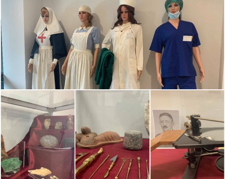 Скалпел от времето на траките и първите медицински униформи подредиха в МУ-Пловдив