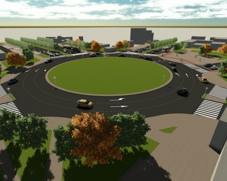 Изграждат кръгово на едно от най-натоварените кръстовища в Пловдив