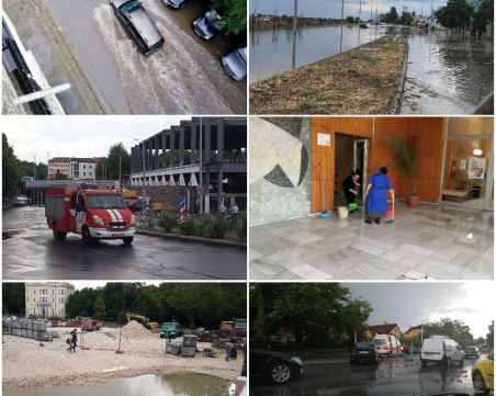 Воден апокалипсис в Пловдив! Тръгнаха и катастрофите...