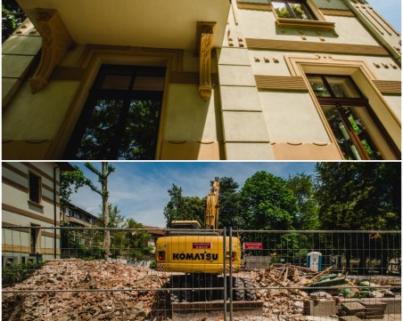 Нагледно: Две къщи от наследството на Шнитер - едната шедьовър, другата сравнена със земята