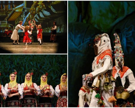 Кукери, самодиви и мистични лечители изгряха на сцената с фолклорно студио 