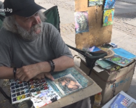 Софийски истории: Животът на един уличен художник