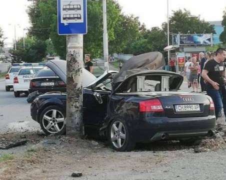 Това е колата, в която загина 19-годишно момиче