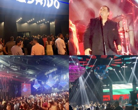 Стотици пеят с Карас в Bushidо! Килим от цветя и мирис на узо превърнаха клуба в бузуки бар