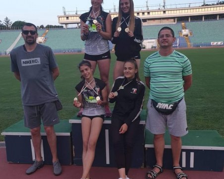 Младите атлети на Локомотив с 12 медала от държавното