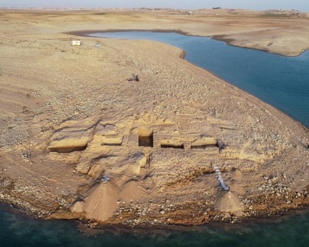 Замък на 3400 г. открит в Ирак. Находката скрита от водите на река Тигър