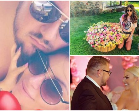 Семейство Гущерови отбелязаха първата годишнина от сватбата си